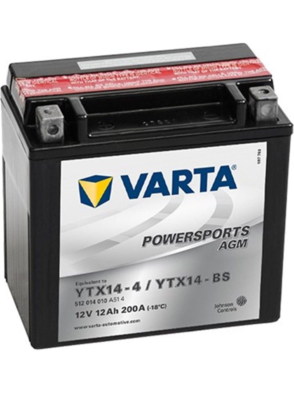 Varta AGM YTX14-BS 12V 12Ah 200a Akü
