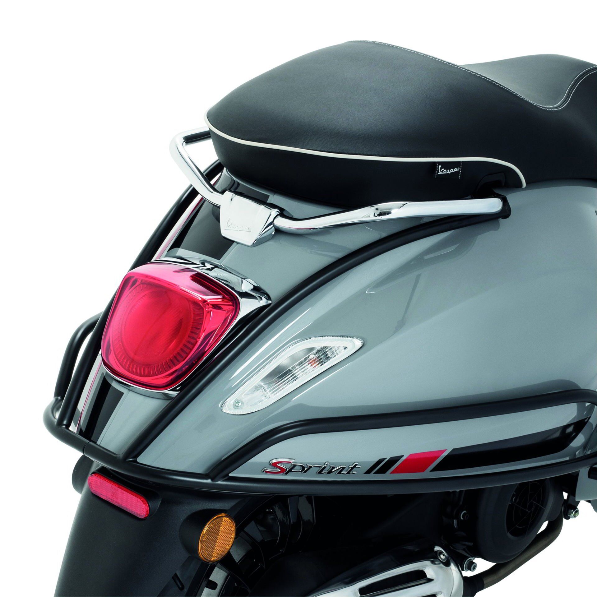 Vespa Primavera/Sprint Arka Yan Koruma Demiri *Mat Siyah* (2014- ) / PIAGGIO