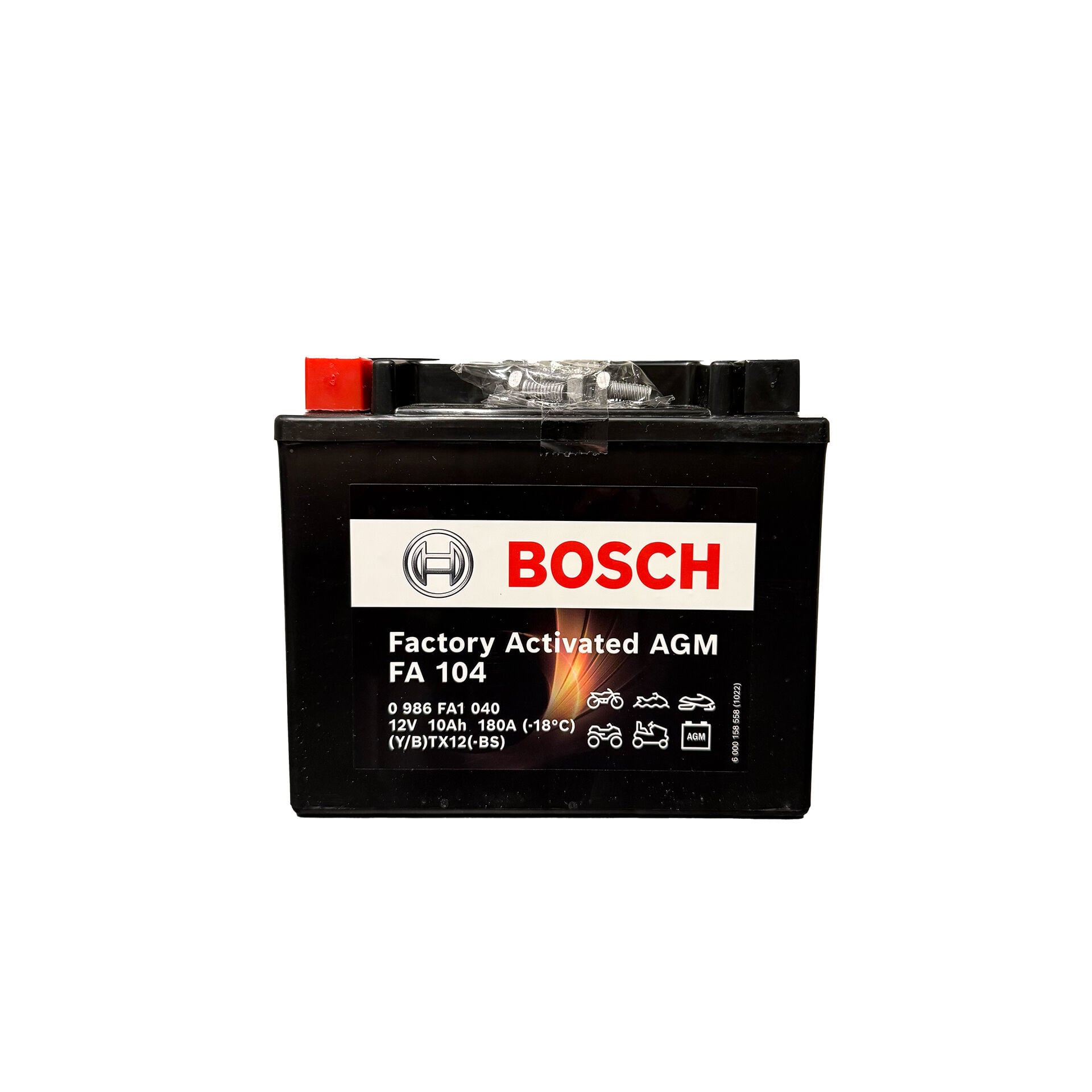 Bosch (YTX-12-BS) TX12-BS 12V 10Ah 150a Akü