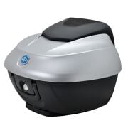 Piaggio Beverly 400 Mat Açık Gri Top Case-Çanta 36 LT  (Argento Cometa H4 760) /B / PIAGGIO