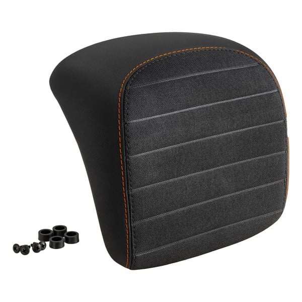 Vespa GTS Supertech 125-310 Çanta Sırt Dayama Pedi *Siyah-Turuncu Dikişli* / PIAGGIO