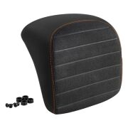 Vespa GTS Supertech 125-310 Çanta Sırt Dayama Pedi *Siyah-Turuncu Dikişli* / PIAGGIO