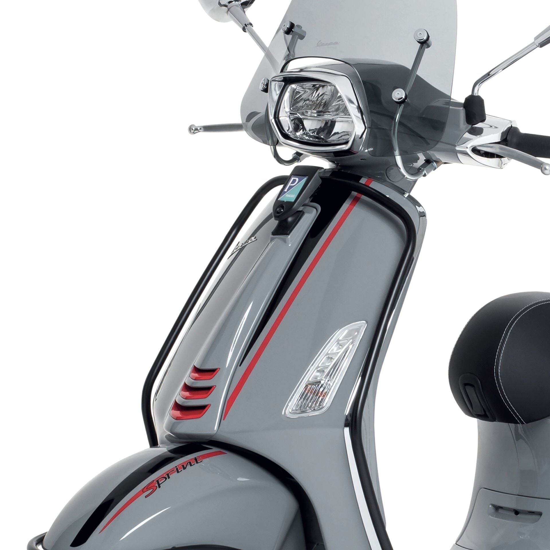 Vespa Primavera/Sprint Ön Yan Koruma Demiri *Mat Siyah* (2014- ) / PIAGGIO