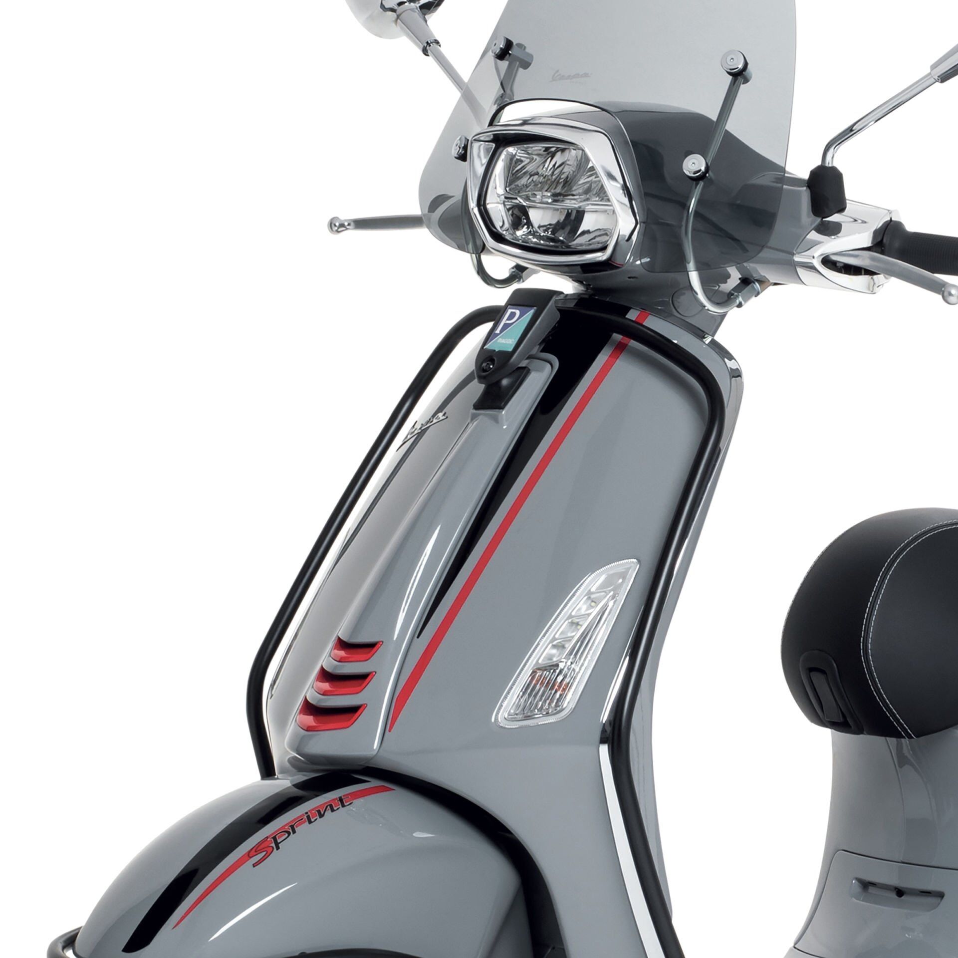 Vespa Primavera/Sprint Ön Yan Koruma Demiri *Mat Siyah* (2014- ) / PIAGGIO