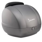 Vespa GTS Supertech 125-300 Koyu Gri Mat Top Case/Çanta 36L (Grey Matt, Grigio Ottimista G22, Quarzo G22)PIAGGIO