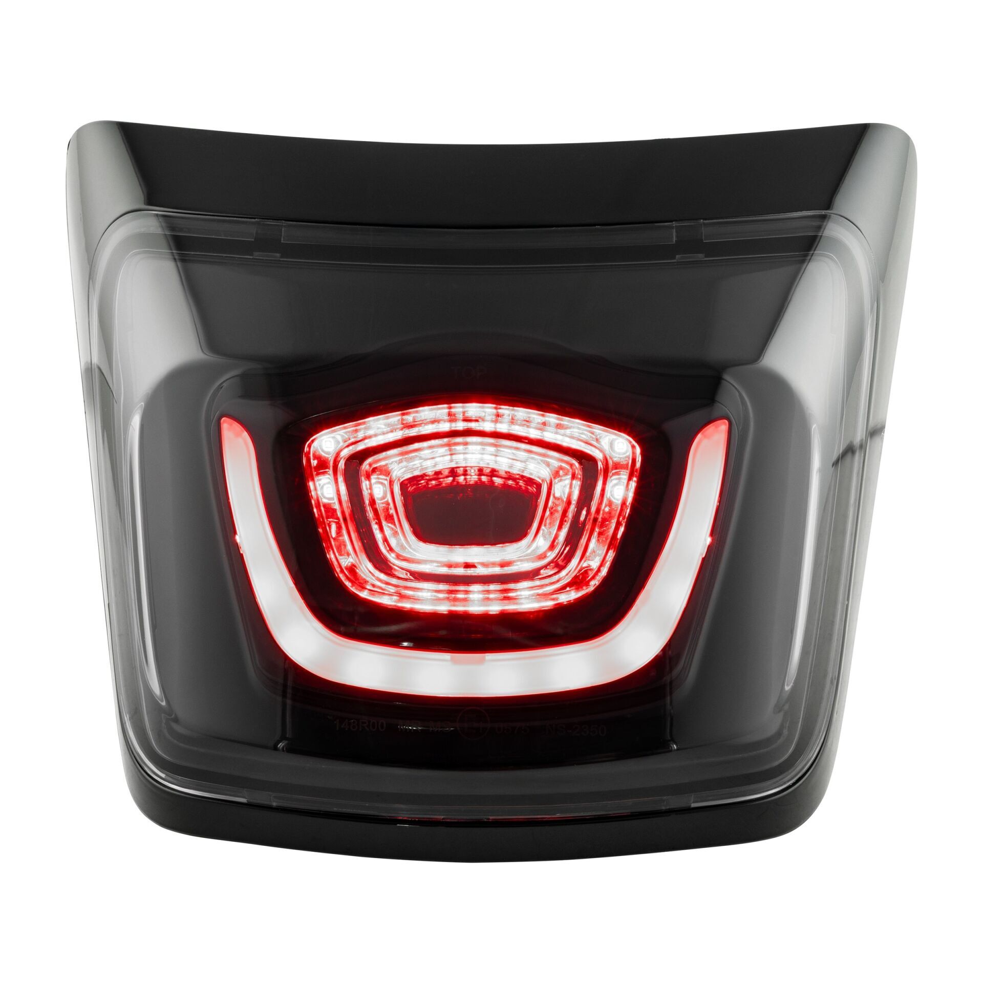 Vespa GTS-GTV Arka Stop Led *Parlak  Siyah Çerçeve* (2023- ) / SIP x KOSO