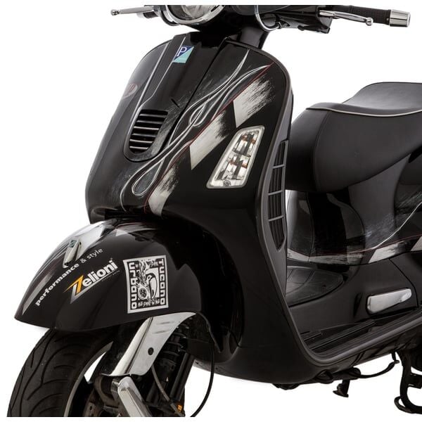 Vespa GTS-GTV Ön Panel Sol Yan Çıta *Mat Siyah* (2003-2018 ) / SIP