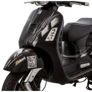 Vespa GTS-GTV Ön Panel Sağ Yan Çıta *Mat Siyah* (2003-2018 ) / SIP