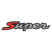Vespa ''Super'' Amblemi Arka *Kırmızı-Krom*  (2023- ) / PIAGGIO