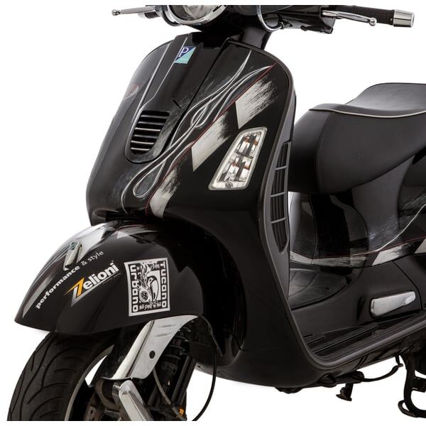 Vespa GTS-GTV Ön Panel Sağ Yan Çıta *Mat Siyah* (2003-2018 ) / SIP