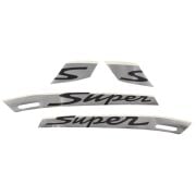 Vespa GTS Super Sticker Set *Siyah-Turuncu* (2010-2013) / PIAGGIO