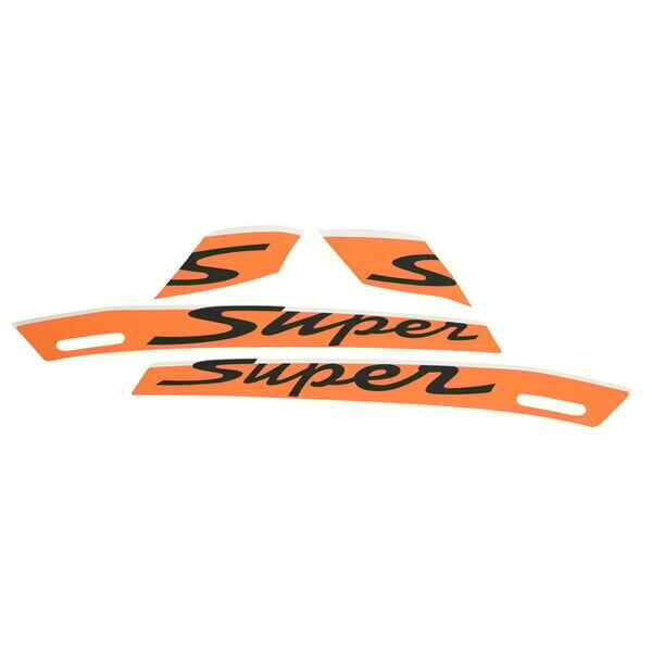 Vespa GTS Super Sticker Set *Siyah-Turuncu* (2010-2013) / PIAGGIO