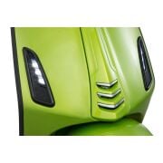Vespa Primavera-Sprint Dekoratif Ön Sinyal Kaplama *Mat Siyah* / SIP