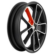 Vespa GTS-GTV Jant Siyah-Turuncu 13 Inç / SIP SERIES PORDOI