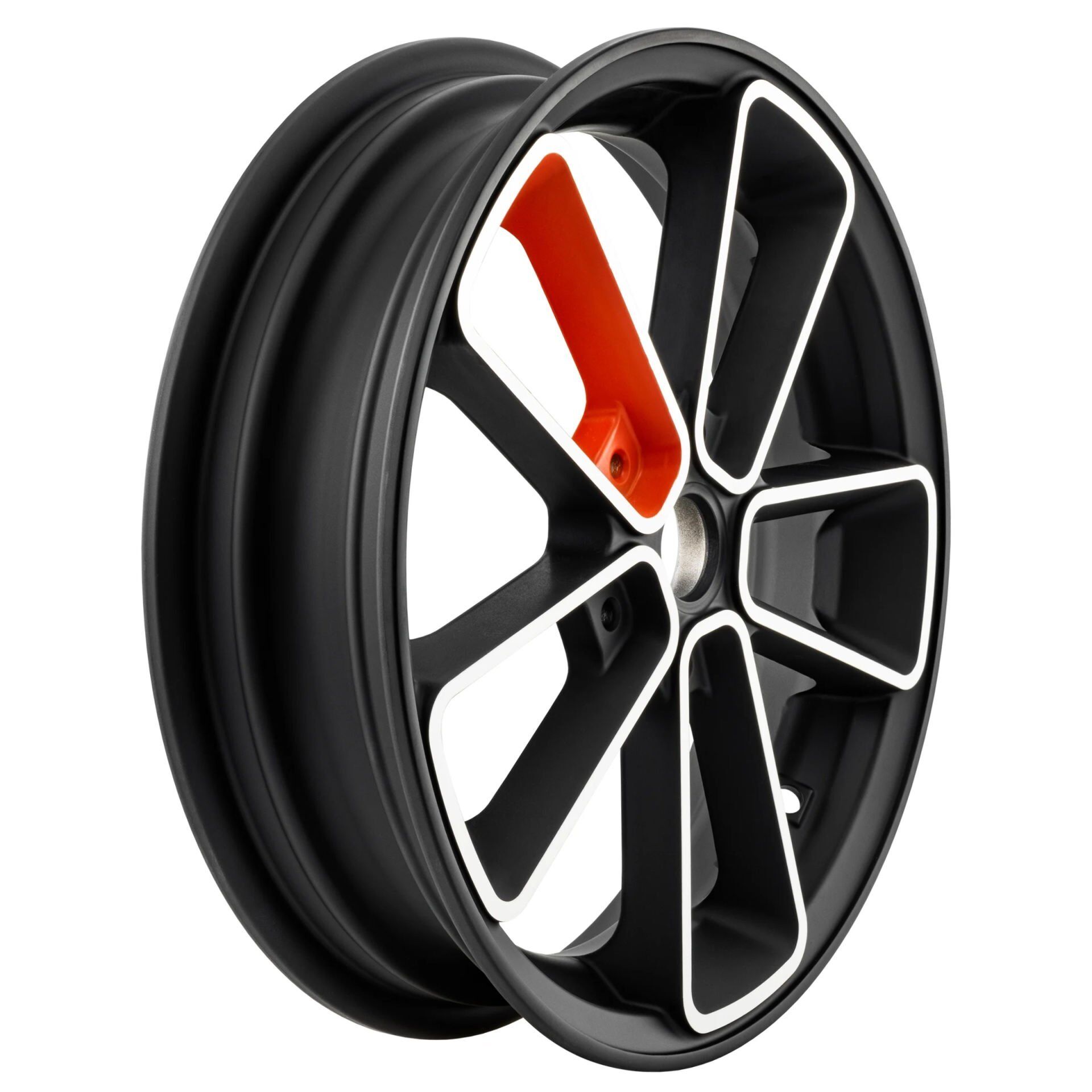 Vespa GTS-GTV Jant Siyah-Turuncu 13 Inç / SIP SERIES PORDOI