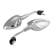 Vespa Sprint Ayna Kısa Tip *Krom* TAKIM / SIP