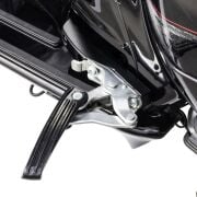 Vespa GTS-GTV Yolcu Ayak Basma Genişletme Aparatı *Parlak Siyah* / SIP