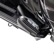 Vespa GTS-GTV Yolcu Ayak Basma Genişletme Aparatı *Parlak Siyah* / SIP