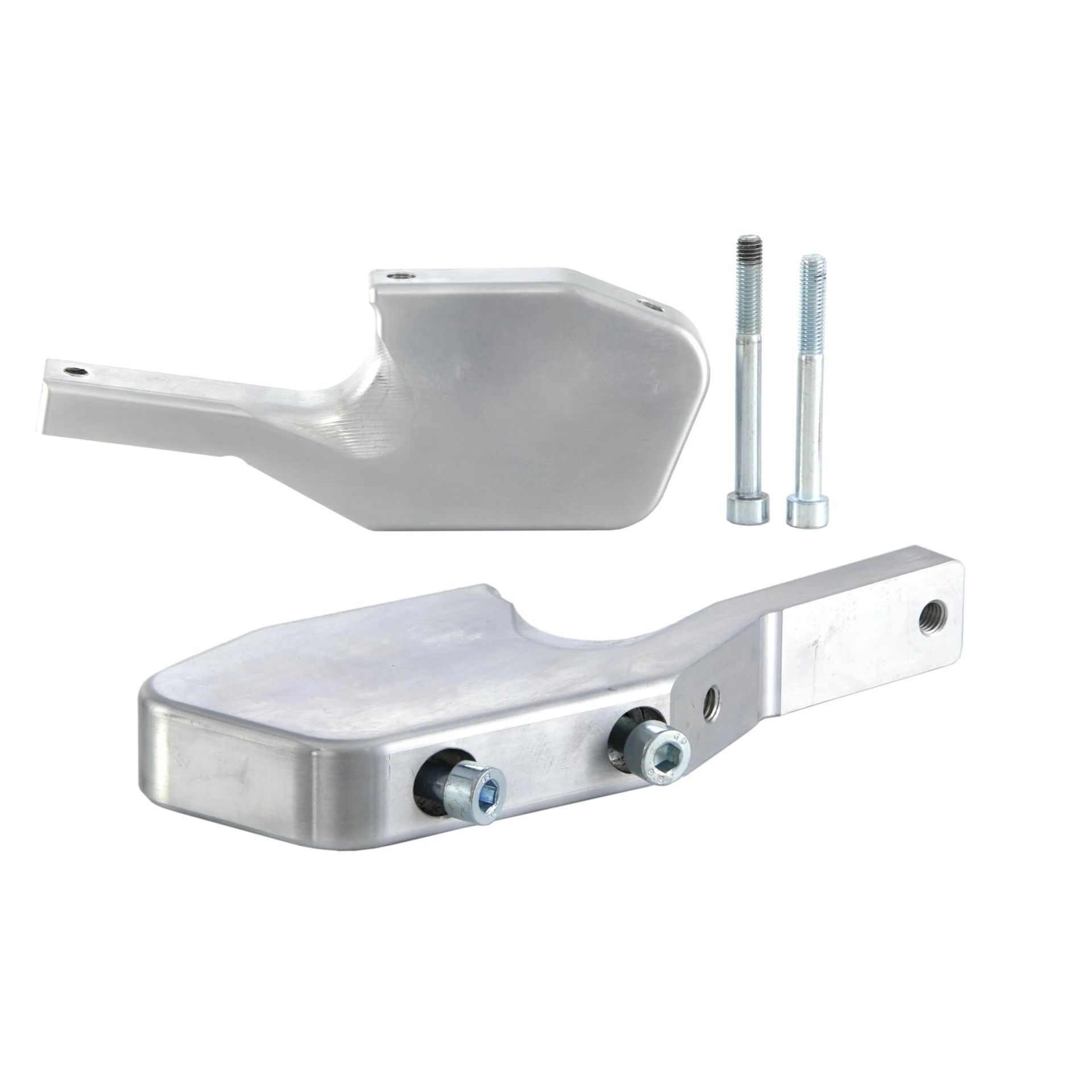 Vespa GTS-GTV Yolcu Ayak Basma Genişletme Aparatı *Parlak Gümüş* / SIP