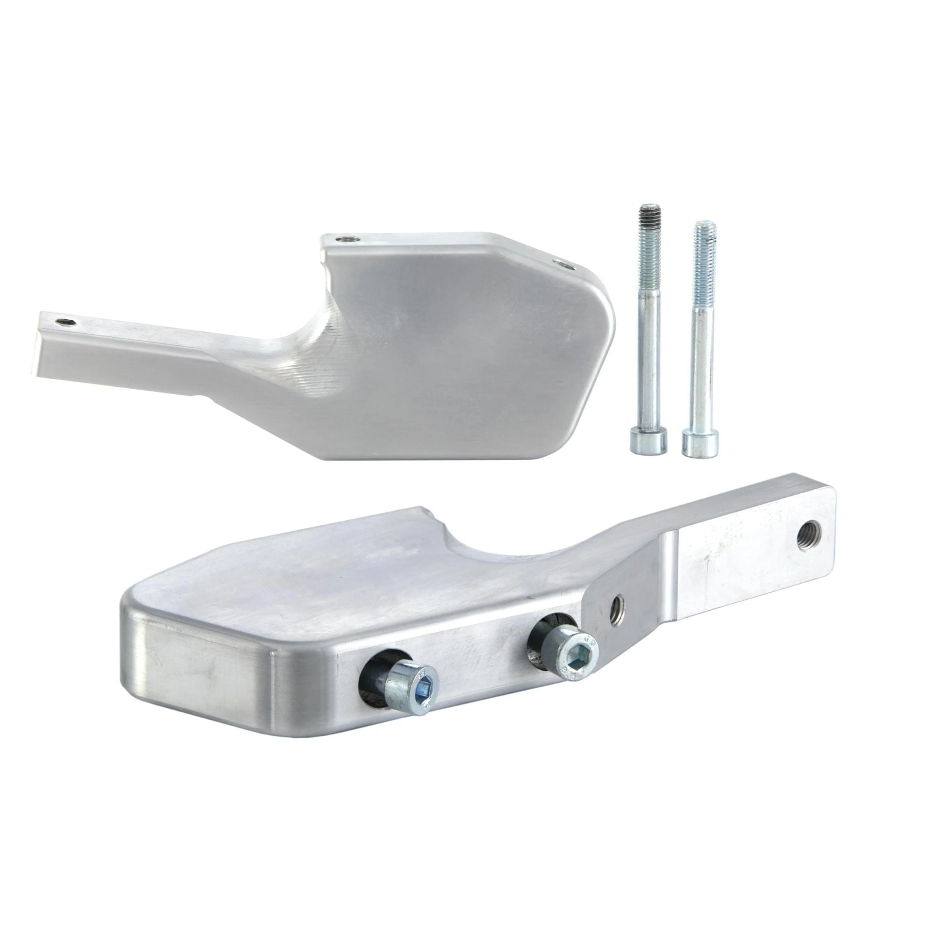 Vespa GTS-GTV Yolcu Ayak Basma Genişletme Aparatı *Parlak Gümüş* / SIP