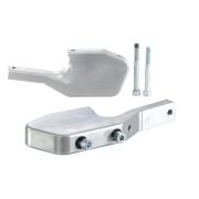 Vespa GTS-GTV Yolcu Ayak Basma Genişletme Aparatı *Parlak Gümüş* / SIP