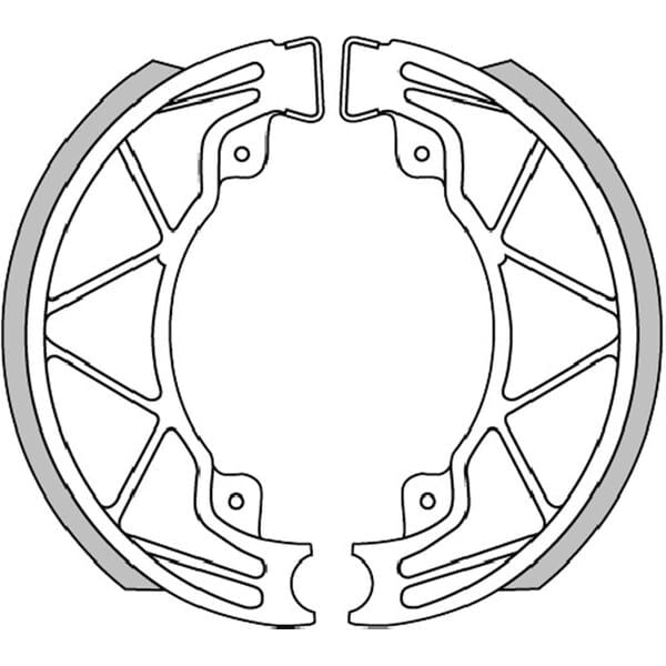 Vespa Primavera-Sprint Arka Fren Kampana Balatası T22 (176.0300) / POLINI