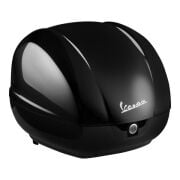 Vespa GTS 125-310 Çanta (Yeni Nesil) *Parlak Siyah Simli* Top Case 36L / PIAGGIO