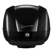 Vespa GTS 125-310 Çanta (Yeni Nesil) *Parlak Siyah Simli* Top Case 36L / PIAGGIO