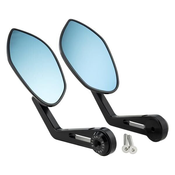 Vespa GTS-LX-ET4 Gidon Aynası Oval *Parlak Siyah* TAKIM / ZELIONI