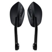 Vespa GTS-LX-ET4 Gidon Aynası Oval *Parlak Siyah* TAKIM / ZELIONI