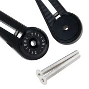 Vespa GTS-LX-ET4 Gidon Aynası Oval *Parlak Siyah* TAKIM / ZELIONI