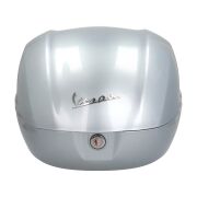 Vespa Primavera/Sprint Parlak Açık Gri Top Case-Çanta 32LT (Grey, Delicato Glossy G01) / PIAGGIO