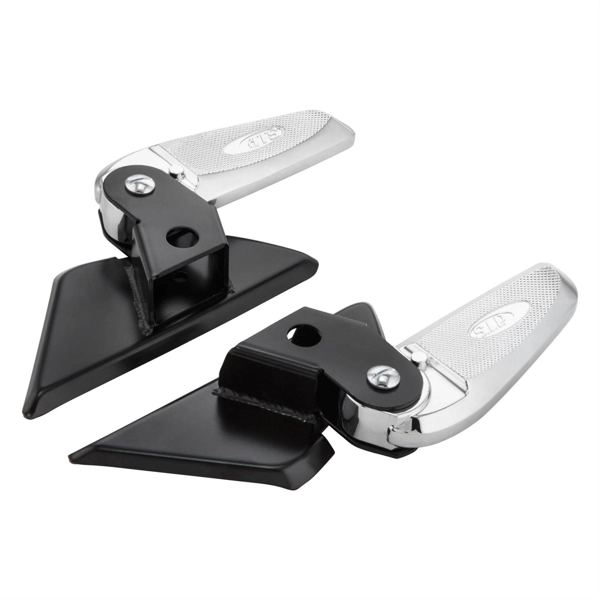 Vespa LX-LXV Ayaklık/Ayak Basma Aparatı *Krom-Siyah* Takım / SIP