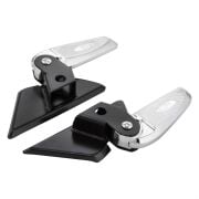 Vespa LX-LXV Ayaklık/Ayak Basma Aparatı *Krom-Siyah* Takım / SIP