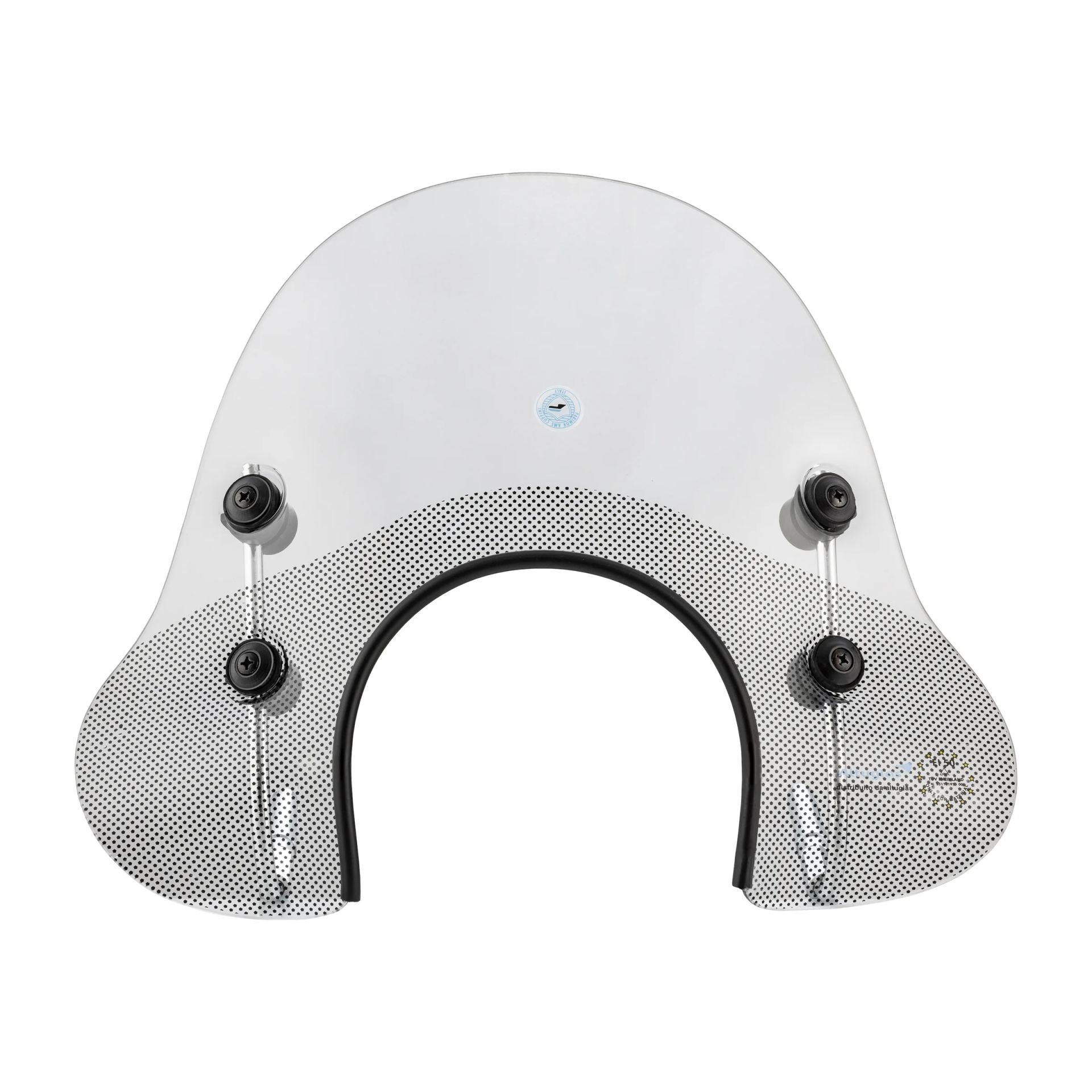 Vespa GTS Ön Cam Orta *Seffaf-alt siyah* (2023-  ) / CUPPINI