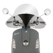 Vespa GTV Ön Cam Orta Boy *Şeffaf - Siyah Desenli* (2006-2022) / CUPPINI