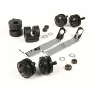 Vespa GTV Ön Cam Orta Boy *Şeffaf - Siyah Desenli* (2006-2022) / CUPPINI