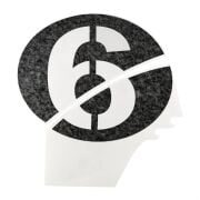 Vespa GTV Sticker Set 6 Ön-Arka / PIAGGIO