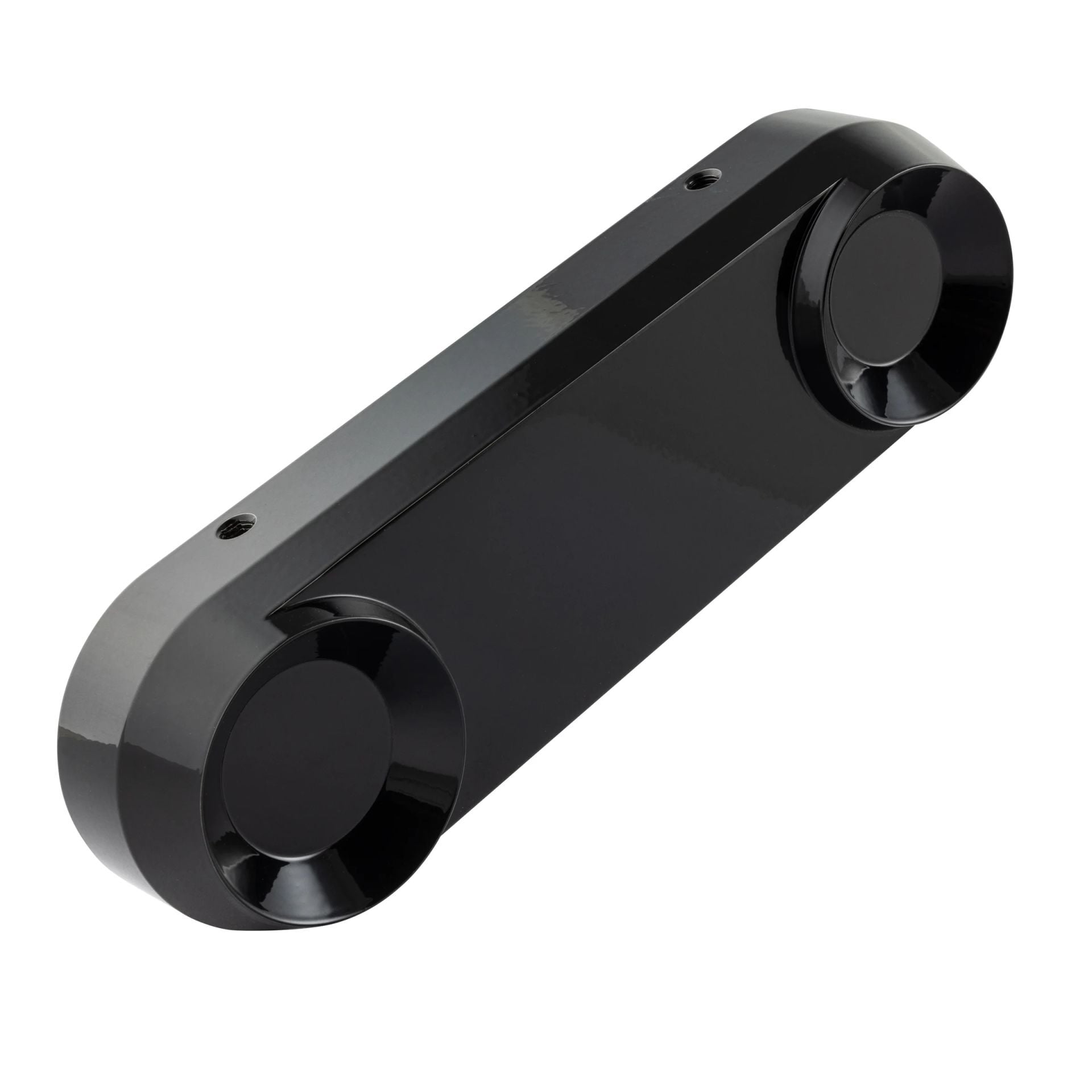 Vespa ET2-ET4-LX-​GTS-​GTV-​Primavera-​Sprint Ön Salıncak/Çatal Kapak Alüminyum *Parlak Siyah* (2017-  ) / SIP PORDOI