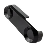 Vespa ET2-ET4-LX-​GTS-​GTV-​Primavera-​Sprint Ön Salıncak/Çatal Kapak Alüminyum *Parlak Siyah* (2017-  ) / SIP PORDOI