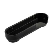 Vespa ET2-ET4-LX-​GTS-​GTV-​Primavera-​Sprint Ön Salıncak/Çatal Kapak Alüminyum *Parlak Siyah* (2017-  ) / SIP PORDOI