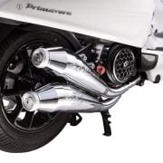 Vespa Primavera-Sprint 125-150 Çift Çıkışlı Egzoz *Krom* (2012-2023 ) / SIP