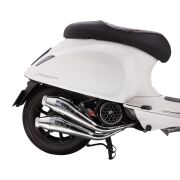 Vespa Primavera-Sprint 125-150 Çift Çıkışlı Egzoz *Krom* (2012-2023 ) / SIP
