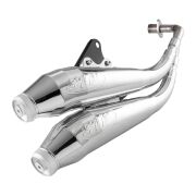 Vespa Primavera-Sprint 125-150 Çift Çıkışlı Egzoz *Krom* (2012-2023 ) / SIP