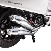 Vespa Primavera-Sprint 125-150 Çift Çıkışlı Egzoz *Krom* (2012-2023 ) / SIP