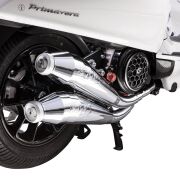 Vespa Primavera-Sprint 125-150 Çift Çıkışlı Egzoz *Krom* (2012-2023 ) / SIP