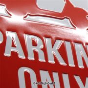 Metal Duvar Panosu Vespa *Vespa Parking Only* 30x20cm / Nostalgic Art