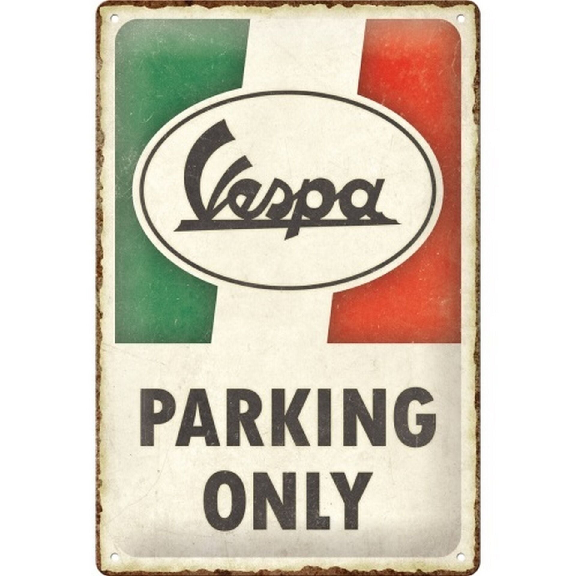 Metal Duvar Panosu Vespa *Vespa Parking Only* 30x20cm/ Nostalgic Art
