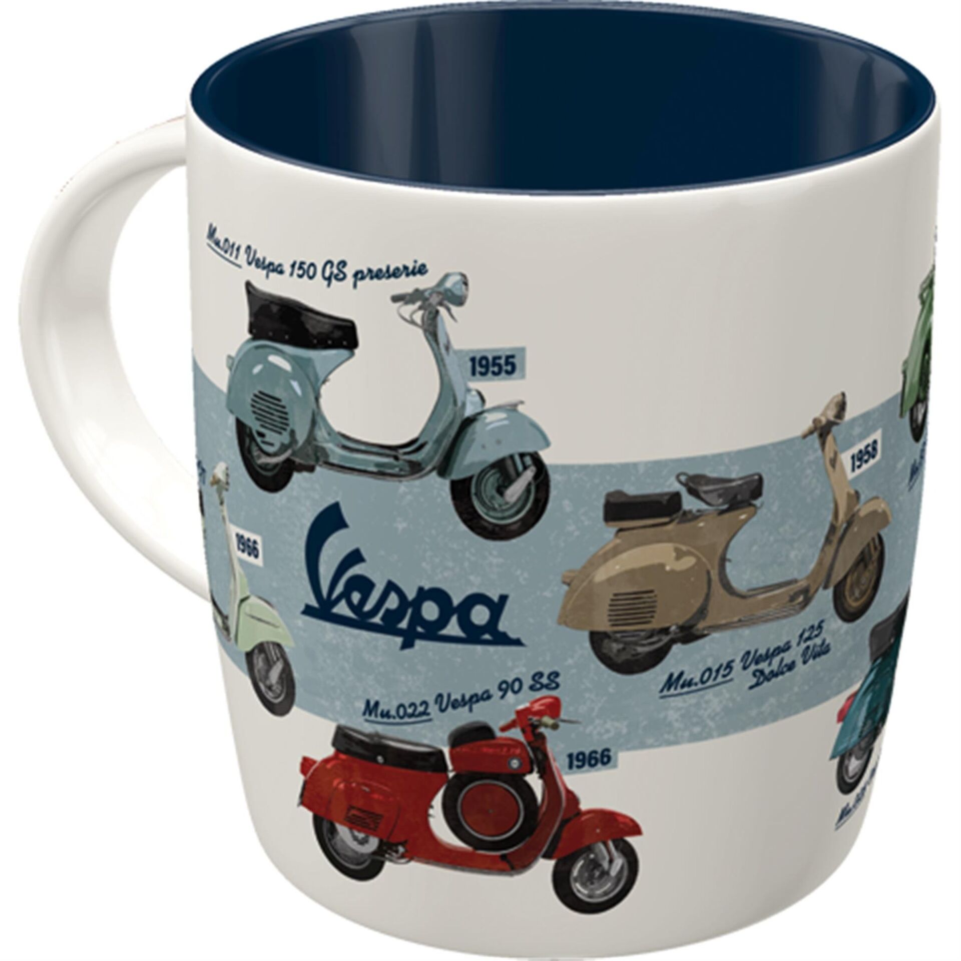 Vespa Kupa-Bardak Seramik * Vespa Model Scooter* / Nostalgic Art