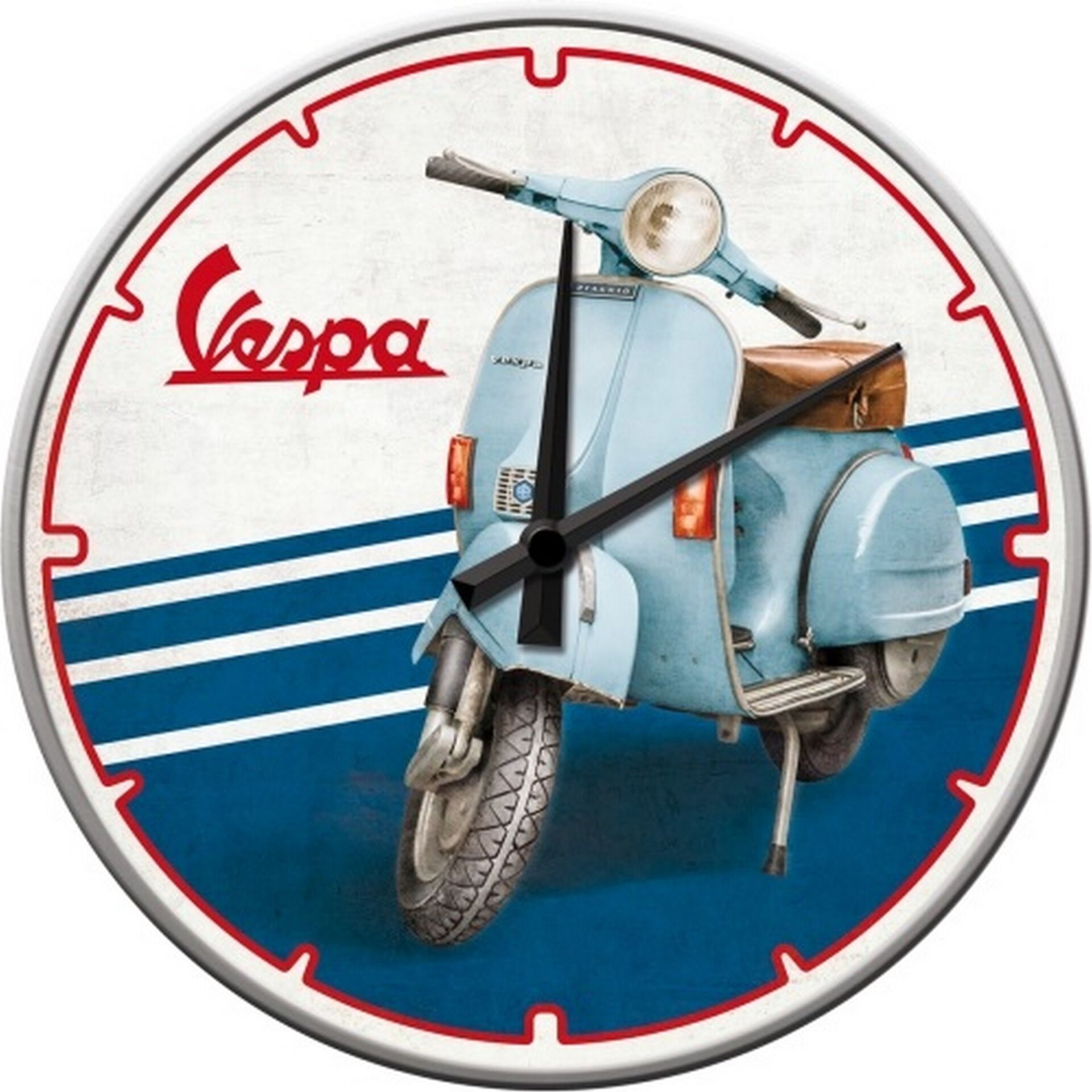 Vespa Duvar Saati *Vespa Iconic Motif* 31cm / Nostalgic Art
